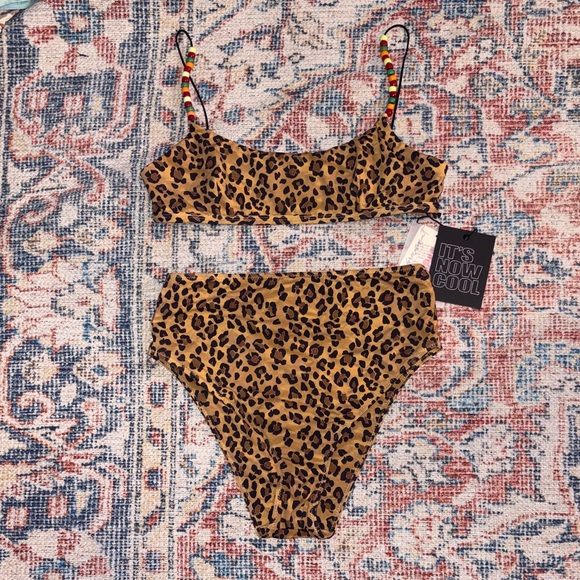 It’s Now Cool (Free People) Babylonian High Waisted Bikini Set SZ S NWT/NWOT - Picture 3 of 6
